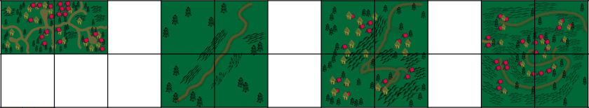 Adventure Roads Parcel Tiles