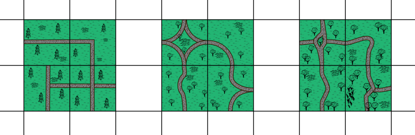 Grass Road Parcel Tiles